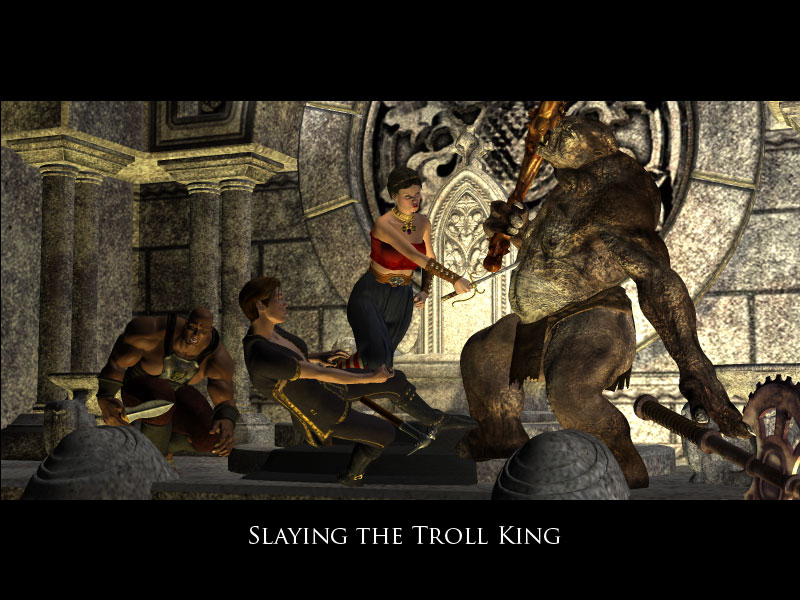2006-03-23 poser - Slaying the Troll King